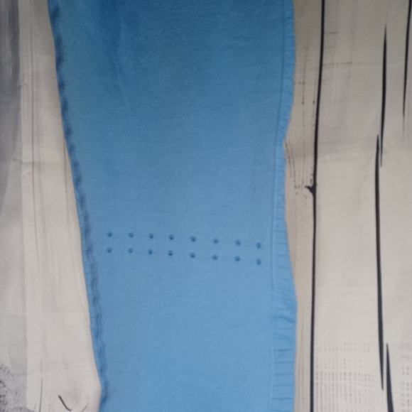 Gymshark Blue Leggings with Mesh Detail - Picture 12 of 15